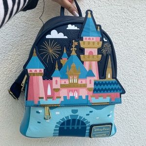 Loungefly sleeping beauty castle bag